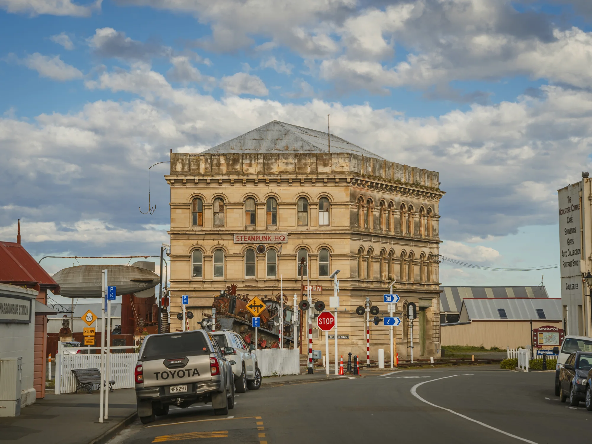 Steampunk HQ in Oamaru’s historic precinct.