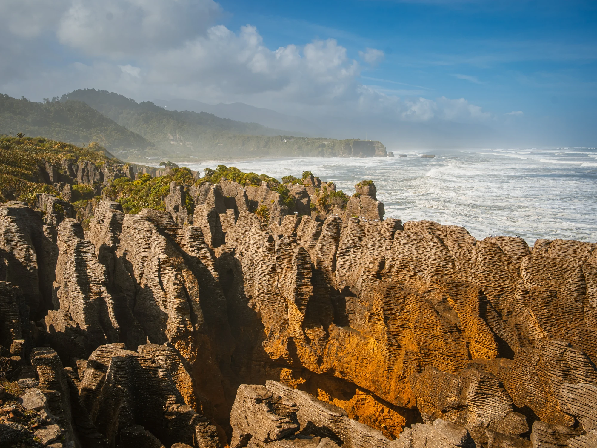 Punakaiki 煎饼岩海岸